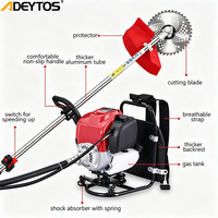 Débroussailleuse à dos thermique industrielle Adeytos OEM GX35, moteur 4 temps 35CC, puissance 1000W