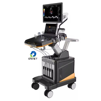 EURVET Échographe Doppler couleur sur chariot vétérinaire avec logiciel professionnel et système intelligent de gestion des données