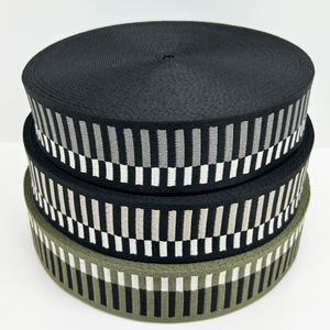 जिन्शा टेक्सटाइल थोक पॉलिस्टरजाक्वार्ड बुने बेल्ट, कपड़ों के बैकपैक बुने बेल्ट, पालतू कर्षण रस्सी बुना हुआ बेल्ट - Product Image 1