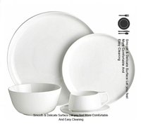 Service de vaisselle en céramique chaud avec ensemble de table en céramique bon marché ensemble de table en céramique blanche porcelaine