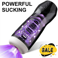 Automatische Saugfunktion Multi-Frequenz-Vibration USB-Aufladbarer Prostata-Masturbator für Männer