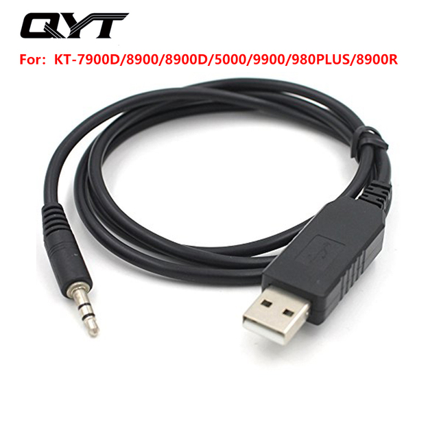 QYT Programming Cable for QYT KT-780PLUS KT-980PLUS KT-5000 KT-7900D KT-8900 KT-8900D Pragraming Cable for QYT Radio Ham Radio