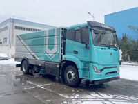 CHUFEI 18T Balayeuse et véhicule de nettoyage autonome à moteur, vitesse maximale 90 km/h