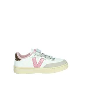 Victoria Girls' Sneakers White Silver <b>Velcro</b> Closure Chunky <b>Shoes</b> - Product Image 4
