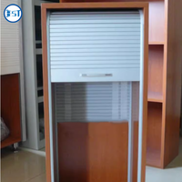 Armoire de cuisine incurvée Portes Stores Porte caravane Armoire Volet Roulant Latte Cuisine Pvc Tambour Porte pour Mobilier de Bureau