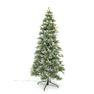 Pre-illuminato acquistare nuovo anno decorato enorme albero di natale per la decorazione del partito di casa ufficio all'aperto