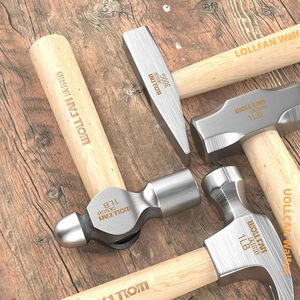 Tête de marteau en acier à haute teneur en carbone personnalisée avec manche en bois - Product Image 2