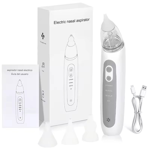 Aspirador Nasal Seguro para Bebés con Música Integrada, Limpiador Nasal de ABS, Portátil, con Alimentación USB y a Batería, Eliminador de Mocos - Product Image 4