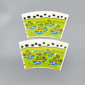 ราคาขายส่ง วัตถุดิบกระดาษพิมพ์ลายสำหรับทำแก้วกาแฟแบบใช้แล้วทิ้ง พัดกระดาษสำหรับทำแก้วกระดาษ - Product Image 5