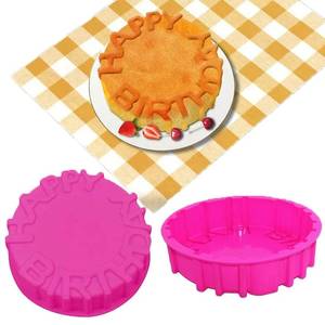 BPA Free Rod <b>Silicone</b> Happy Birthday Mold Eco-Friendly Cake <b>Tool</b> with Number Shape - Product Image 1