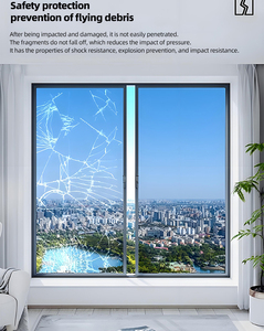 单向反射太阳能薄膜建筑窗户无基础高绝缘单片，99% 防紫外线，无褪色效果 - Product Image 3