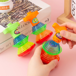 Twist Double <b>Flash</b> Gyroscope Plastic Spinning Top With <b>Light</b> Up Function For Kids 5 To 7 Years Unisex Toy - Product Image 3