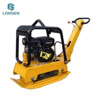 Compacteur de sol réversible Lonsen FPC160, 160 kg, moteur diesel, force centrifuge de 30 KN, vitesse de déplacement de 15-30 m/min, moment de charge élevé