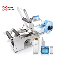 Machine d'étiquetage semi-automatique pour bouteilles d'eau, autocollante, pour application sur table, étiquettes de vin, de shampoing et flacons