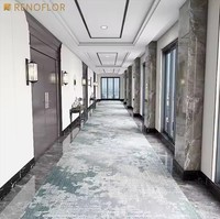 Vente en gros du fabricant Rouleaux de tapis muraux en laine/nylon antidérapants et respectueux de l'environnement pour le couloir d'un hôtel 5 étoiles.