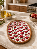 Assiettes et plateaux de service à motifs personnalisés pour Noël, vente en gros d'usine, très demandés pour la cuisine et l'accueil à domicile