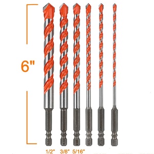 Punta da trapano extra lunga in lega Ex Shank per cemento, marmo <span class=keywords><strong>e</strong></span> calcestruzzo, con attacco <span class=keywords><strong>SDS</strong></span> Plus - Product Image 5