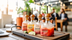 ถ้วยดื่มพลาสติกลายเตกีล่าสุดสร้างสรรค์ขนาด375มล. พร้อมหลอดและหมวกออกแบบโลโก้ได้ตามต้องการ - Product Image 6