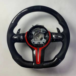 YLD Innenraum-Leder-<span class=keywords><strong>M</strong></span>-Lenkrad für BMW Serie 3 5 F10 F20 F30 F32 F36 F80 F82 M3 M4 M5 Sport-Rennlenkrad - Product Image 1