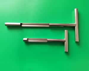 Kaus T baja tahan karat kustom menangani contoh tanah pemeriksa sampel tanah untuk halaman rumput padang rumput - Product Image 1