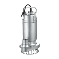 Pompe submersible à basse pression en acier inoxydable 304 316, pompe à eaux usées, pompe de drainage des eaux usées, aquaculture, aménagement paysager, ferme