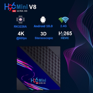 Reproductor de TV Inteligente Android 10 H96 Mini V8 RK3228A TIK-TOK, el Más Barato de Fábrica al por Mayor, 4K Ce Tvip 605 4k Quad Core X96 - Product Image 5
