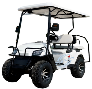 Carrito de Golf Eléctrico Todoterreno de Cuatro Ruedas, 1+1 Filas, Apariencia de Alta Gama, Vehículo Turístico de 4 Plazas para Resort, Villa o Área Escénica - Product Image 3
