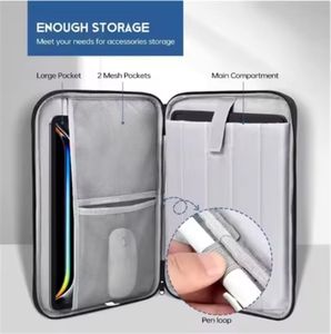 กันน้ำกันกระแทกกระเป๋าแล็ปท็อปสำหรับแอร์ 11 12 13 13.6 นิ้ว M4 M3 M2 ชิปอุปกรณ์เสริมปกหนังสือ - Product Image 4