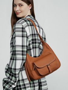 Bolso Hobo de Cuero Genuino para Mujer, Bolso Tote de Gran Capacidad, Bolso Bandolera Vintage, Bolso de Hombro Clásico de Cuero, Bolso para Mamá, Venta al por Mayor - Product Image 4