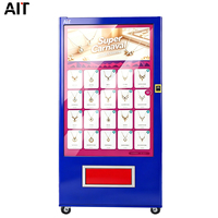 Distributeur automatique de beauté AIT avec écran tactile 55 pouces, fonction SDK, gestion des stocks pour la vente au détail de rouges à lèvres, vernis à ongles, bijoux et maquillage