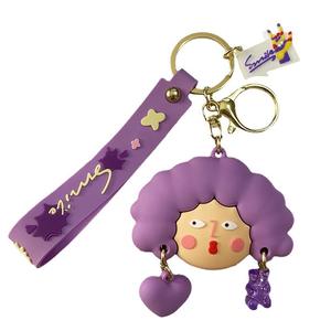 Nouveau 2025, Pendentif de sac de voiture et porte-clés, de haute qualité, durable, écologique, personnalisé, créatif à motif de dessin animé, petit cadeau, vente en gros, écologique - Product Image 2