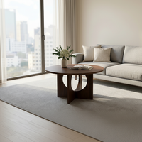 Table basse portable en bois massif, moderne et durable, pour salon, meubles de maison