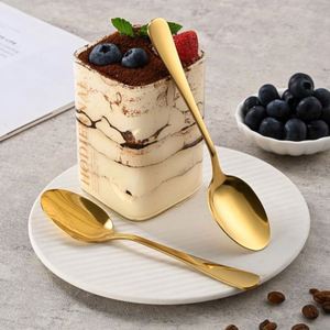 Juego de 6 Cucharas de Té Doradas al por Mayor, Cucharas de Té y Café de Acero Inoxidable 410, Cucharas Pequeñas de Espresso Metálicas Aptas para Lavavajillas - Product Image 2