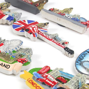 Aimant de réfrigérateur souvenir en résine personnalisé avec le Big Ben de Londres, aimants de réfrigérateur en résine 3D, aimant touristique personnalisé - Product Image 4