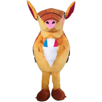 Fournisseur professionnel de costumes de mascotte sur mesure à thème animal pour adultes unisexes, corps et tête, Blue Sky