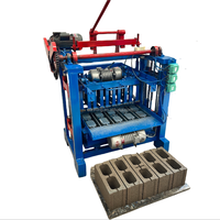 Machine à fabriquer des blocs de pavés emboîtables avec moteur, ligne de production de briques