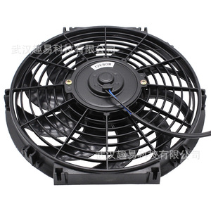 พัดลมทำความเย็นแบบโค้ง 12 นิ้ว 10 ใบพัด 12V 80W สำหรับดัดแปลงรถยนต์ - Product Image 5