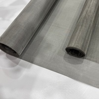 Kain Jaring Anyaman Baja Tahan Karat Diameter 0.05MM 200 Mesh 304 316 Baja Tahan Karat Anyaman Pencegah Tikus Tupai dan Mencit