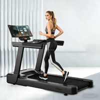 Nuevo Modelo de Equipo de Fitness Profesional, Equipo de Gimnasio Comercial, Caminadora de Alta Resistencia con Pantalla de TV, Gran Venta