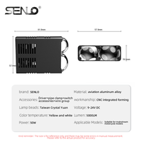 Faros LED para Auto SENLO, 80W, 6000K, Luz Blanca, Luces Antiniebla, Bombillas LED COB, Faros Delanteros para Automóviles