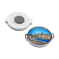 Aimant de réfrigérateur touristique pour grossiste direct, Tripoli Libye, Sites historiques, Écologique, Forme rectangulaire, pour souvenir, avec votre propre logo