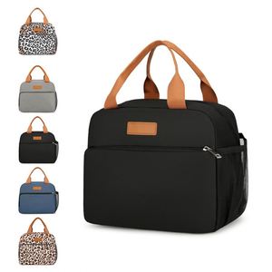 Sac à lunch Oxford isotherme portable pour le bureau ou les pique-niques avec un style tendance - Product Image 6