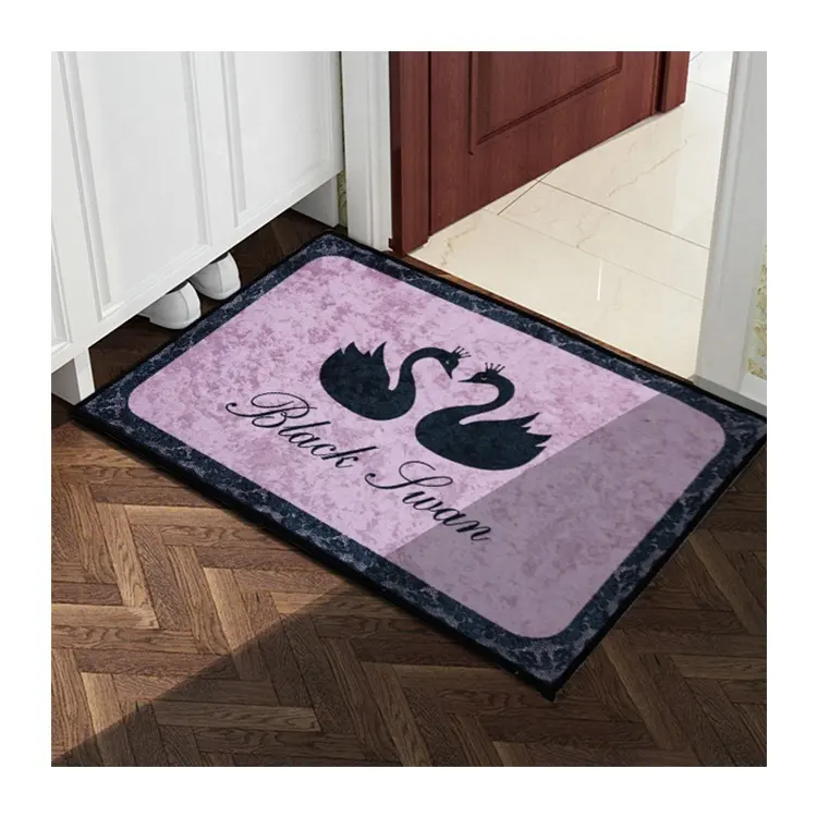 Factory New style mat pink fresh foot mat home decoration center floor doormat for room