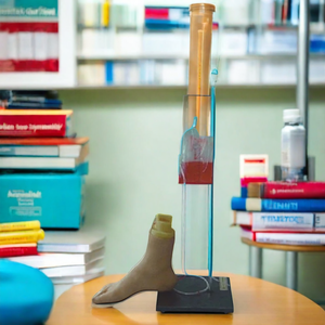 Modelo de entrenamiento de simulación de inyección intravenosa de Enfermería Médica DARHMMY para inyección de pie de extremidades inferiores - Product Image 6