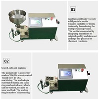 Machine de remplissage de pâtes visqueuses avec convoyeur pour curry, chocolat, crème cosmétique, sauce aux cacahuètes, beurre, tomate, miel