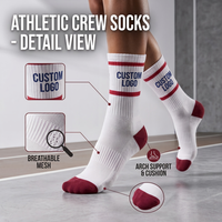 Chaussettes de sport personnalisées en gros avec logo, antidérapantes, rembourrées, pour la course, le basketball, le cyclisme, la remise en forme, chaussettes de compression athlétiques pour hommes