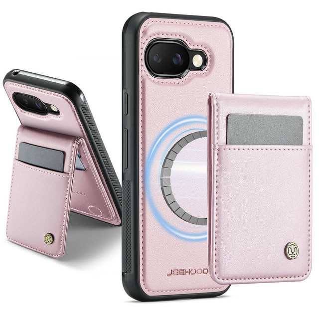 Jeehood Fast Charging 2-in-1 Detachable Flip Magnetic PU Wallet Phone Case Credit Card Holder Stylish for Google Pixel 9 Case