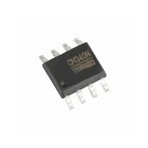 Chip IC CH340N Ch340 SOP8 SMD USB CH340, componente electrónico de punto Ch330n, programación IC