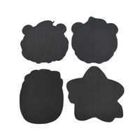 Tapis de souris pour ordinateur portable de bureau mignon, impression de logo personnalisée OEM, sublimation, forme de dessin animé, bords lisses, caoutchouc naturel + tissu, anti-rayures, en stock