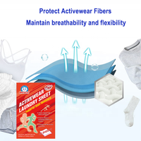 Feuilles de lessive ultra concentrées écologiques à faible mousse, à base d'extraits végétaux, pour vêtements de sport